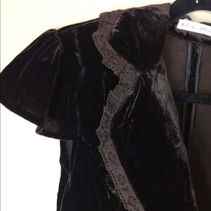 C.C Couture velvet Top